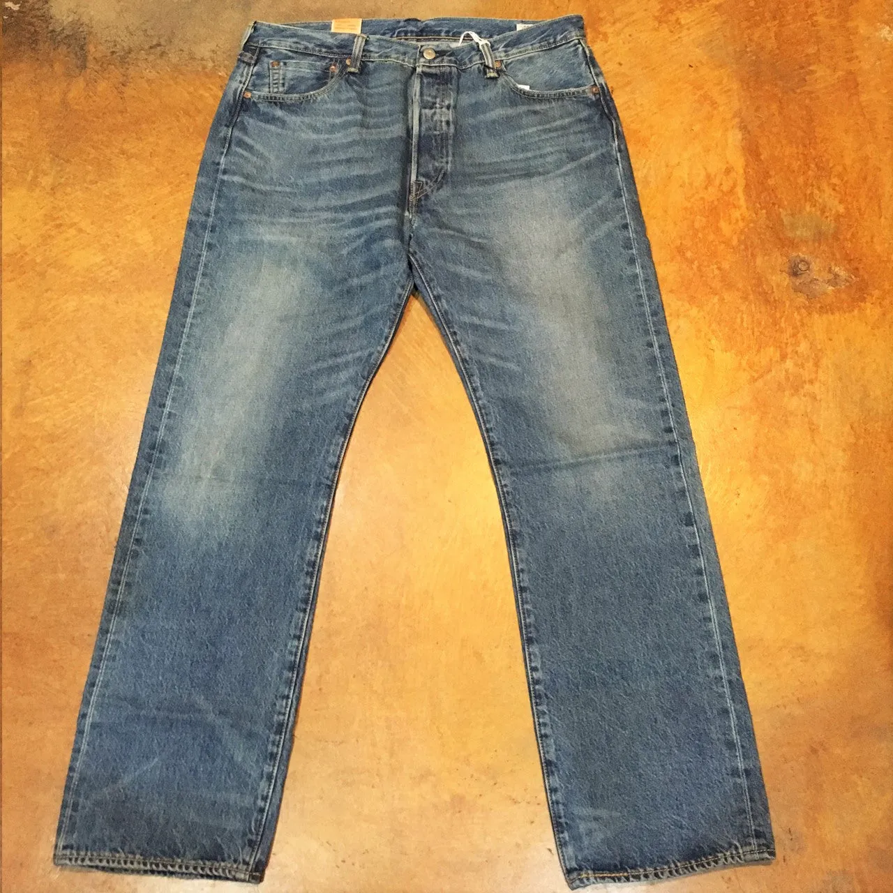 005012279 Levi's Premium 501 Original Fit Foam Mud Selvedge
