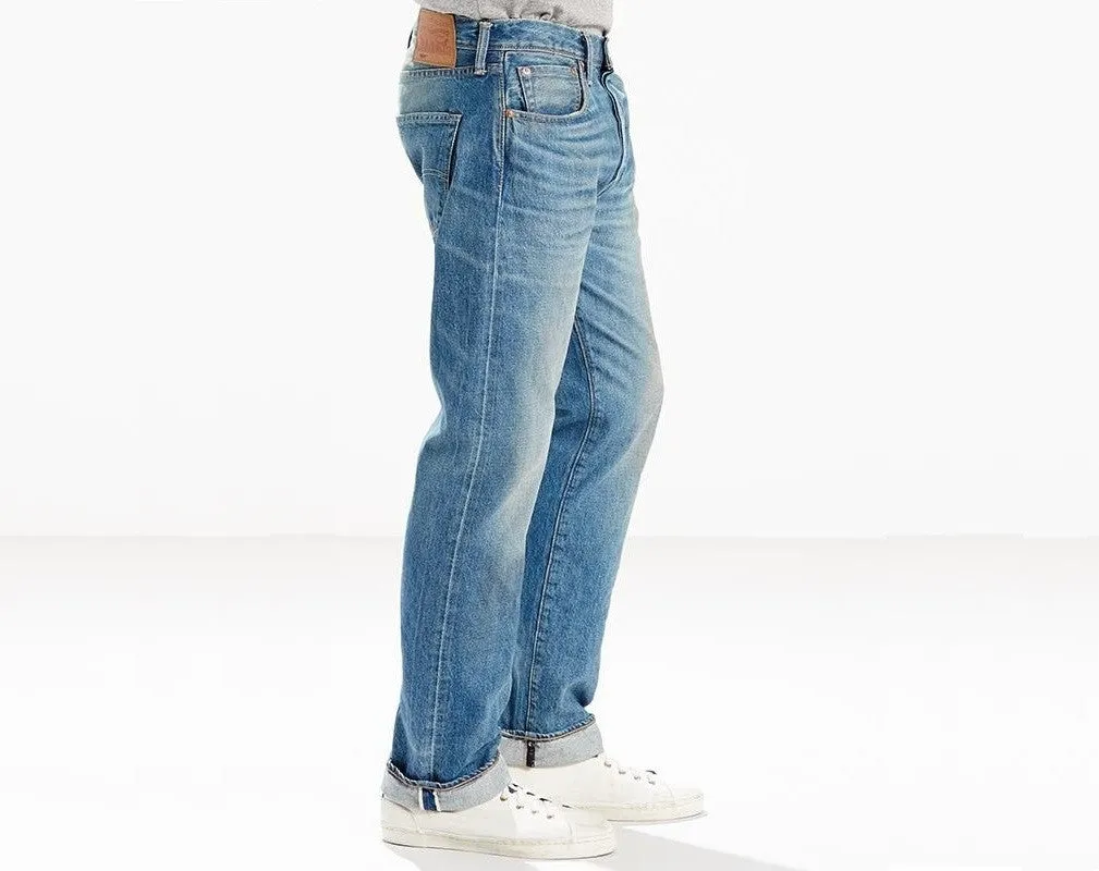 005012279 Levi's Premium 501 Original Fit Foam Mud Selvedge