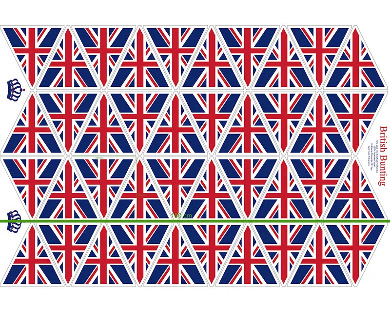 100% Cotton Union Jack Bunting