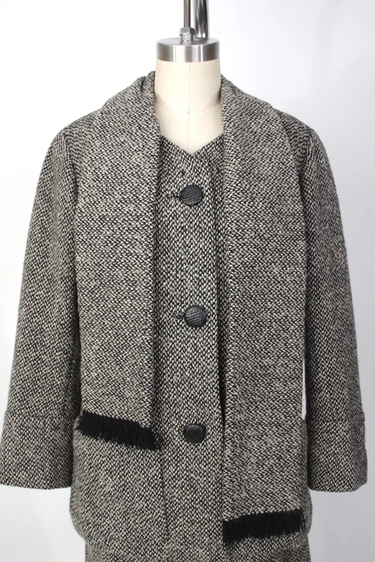 1950s Christian Dior Tweed Skirt Set