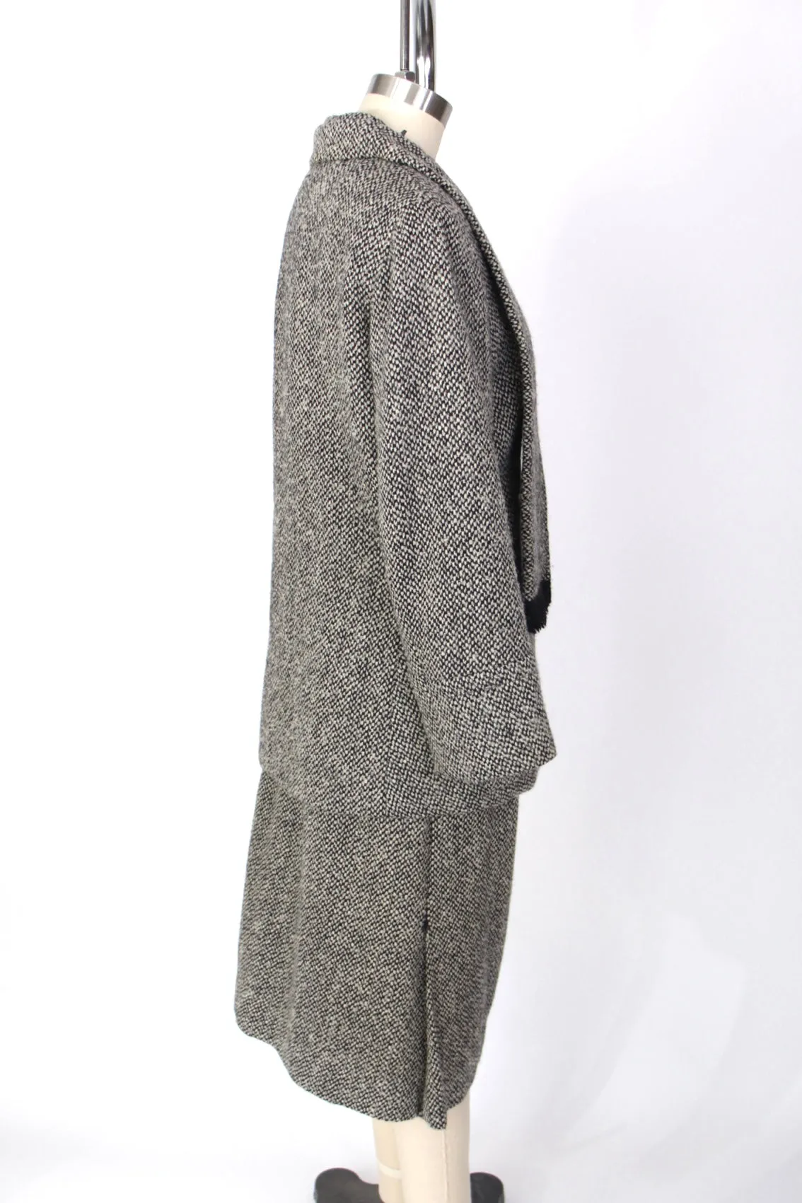 1950s Christian Dior Tweed Skirt Set