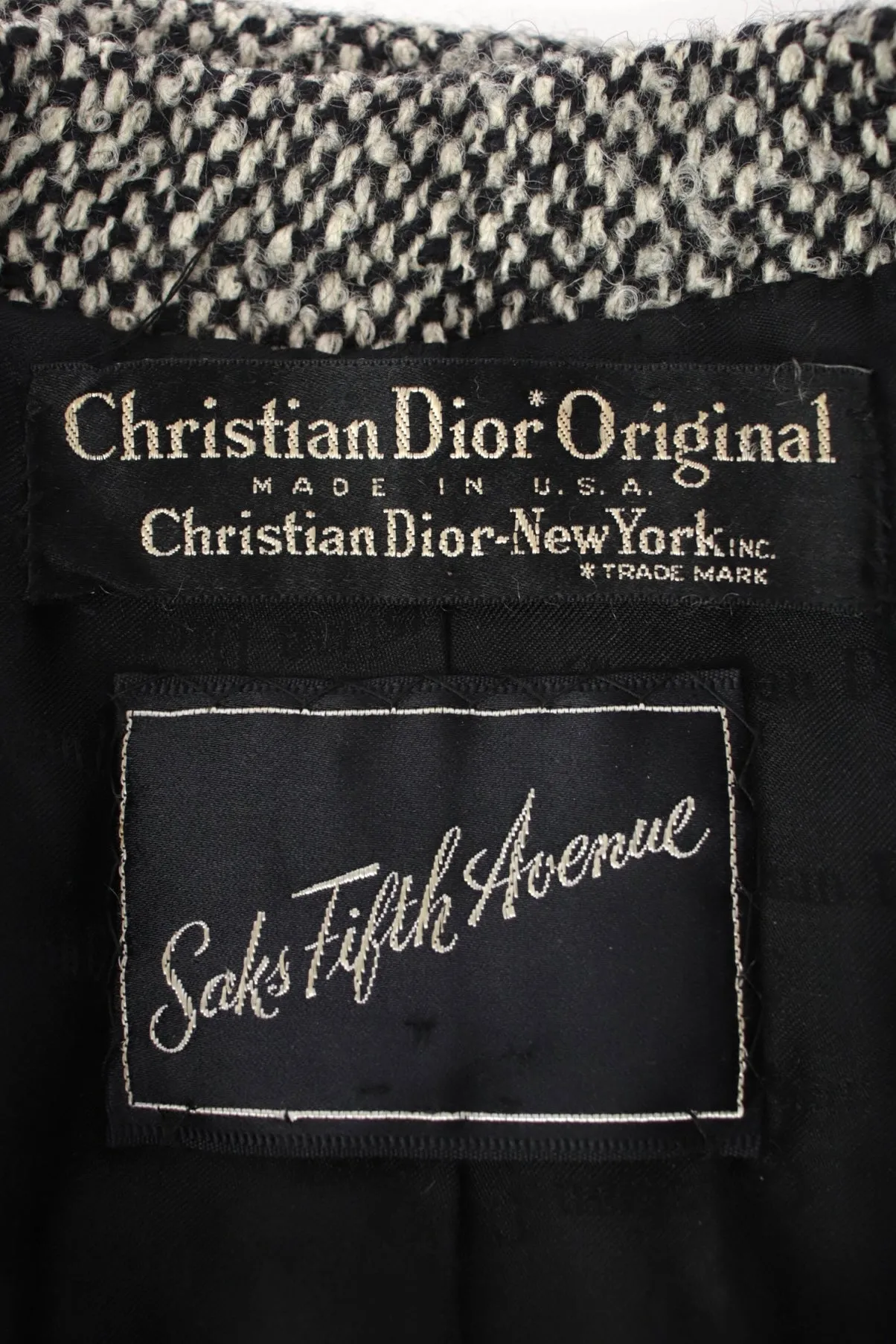 1950s Christian Dior Tweed Skirt Set