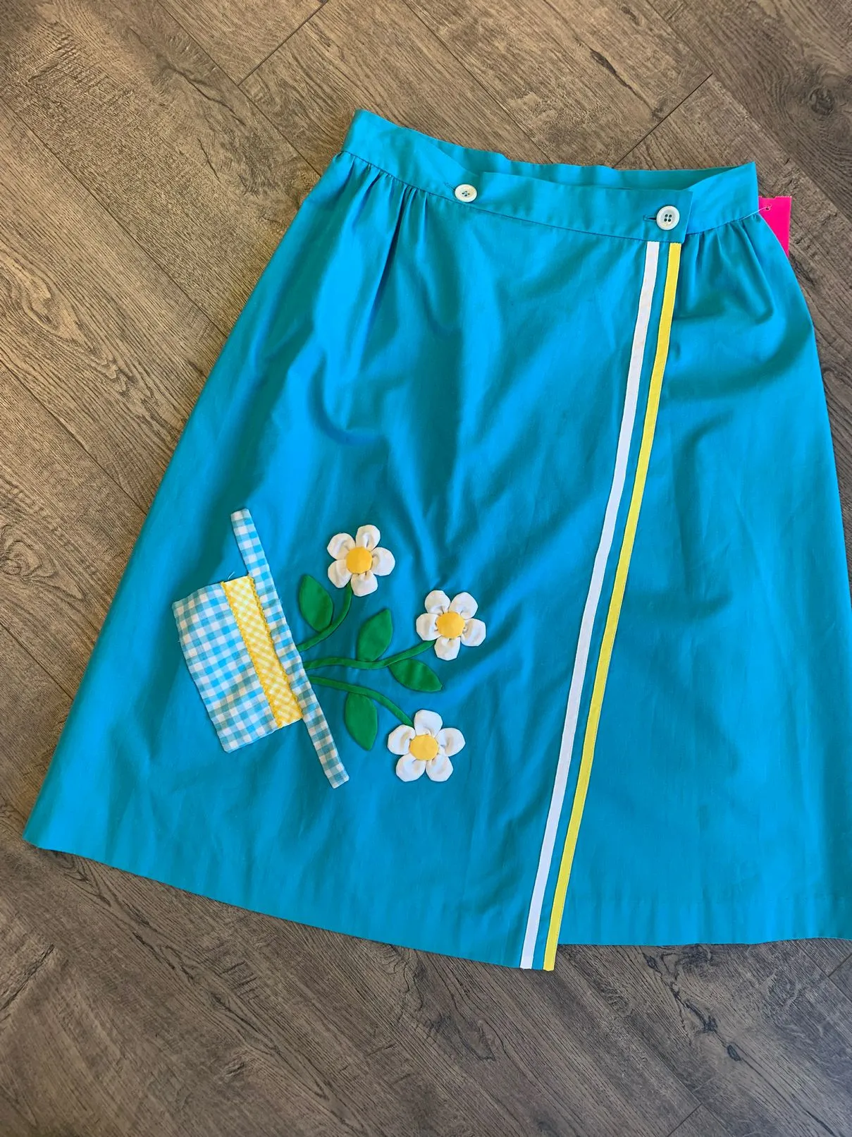 1970s Daisy Wrap Skirt