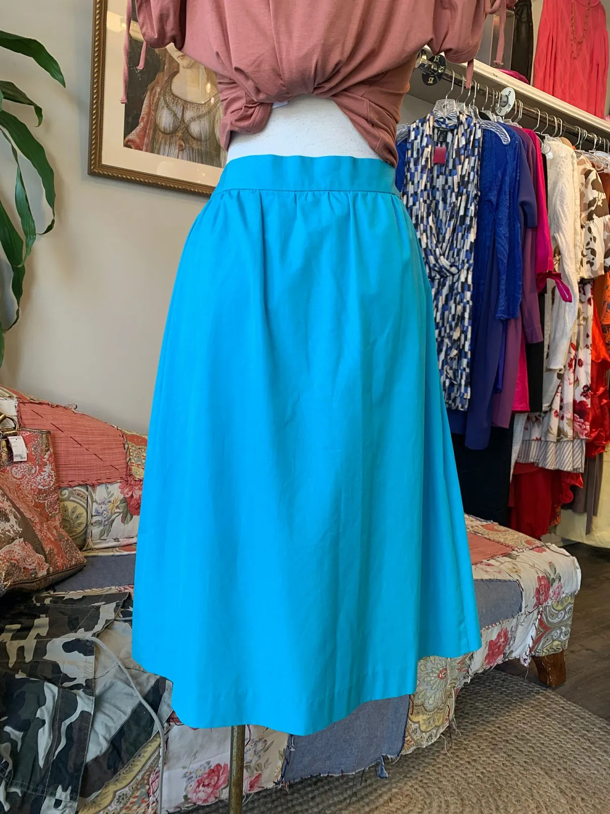 1970s Daisy Wrap Skirt