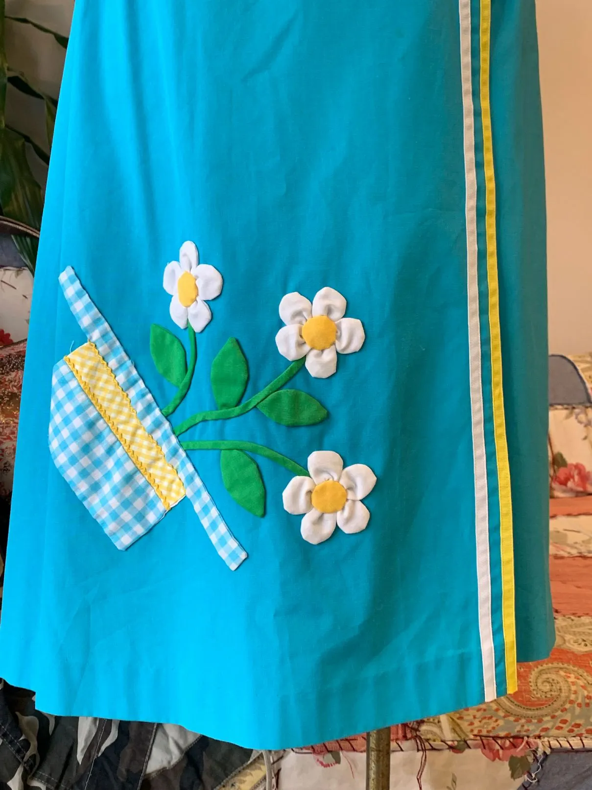 1970s Daisy Wrap Skirt