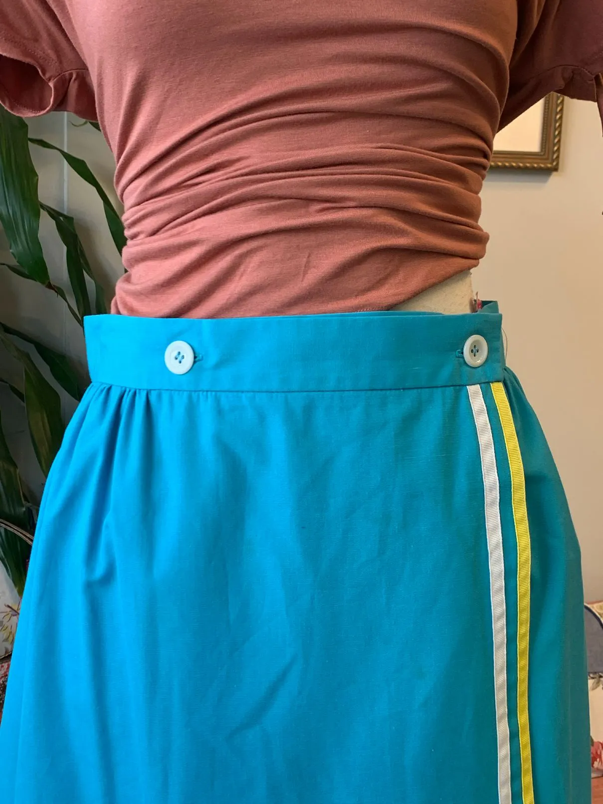 1970s Daisy Wrap Skirt