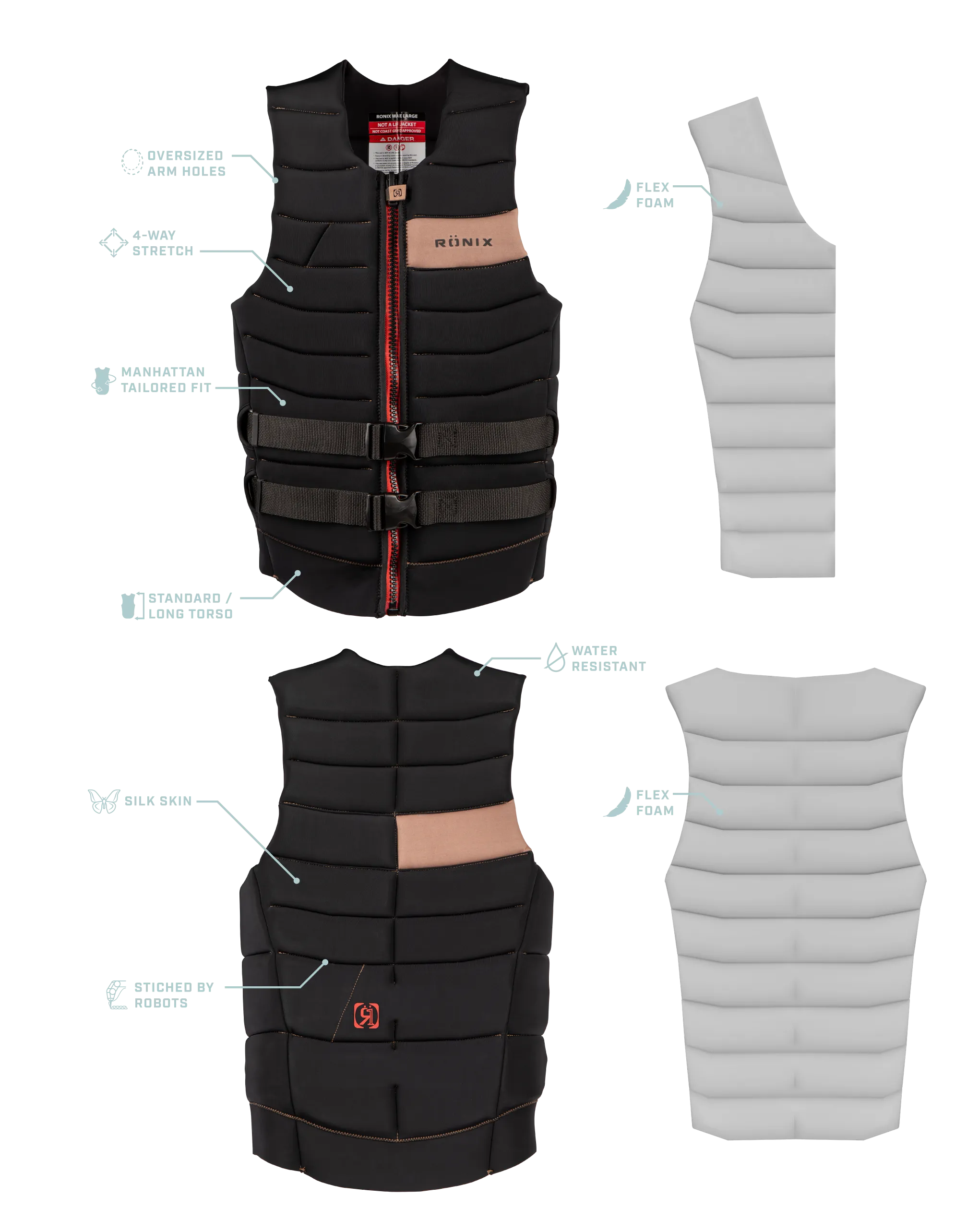 2025 Ronix Vader Impact Vest