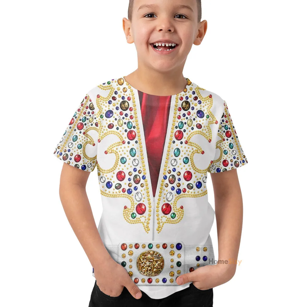 3D EP ELV PRL Suit Custom Cosplay Costume Kid Tshirt QT210082Hc
