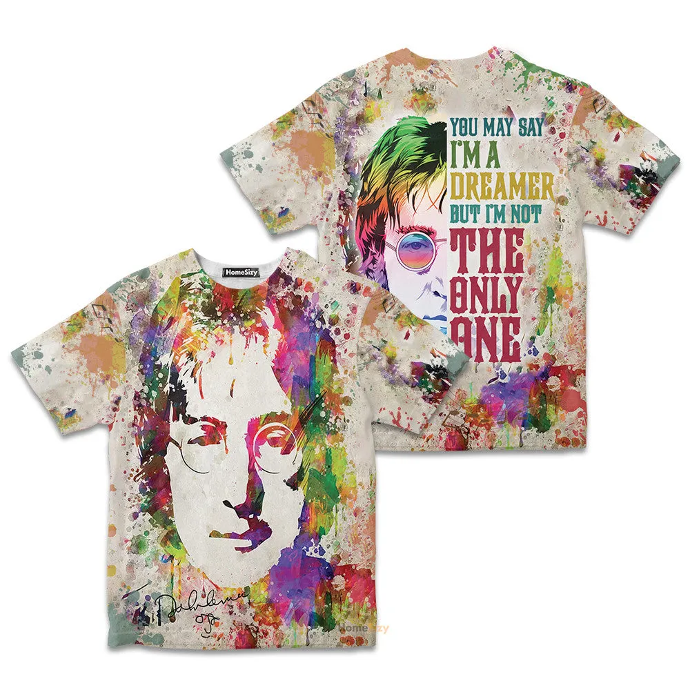 3D John Lennon Custom Kid Tshirt QT207388Hf