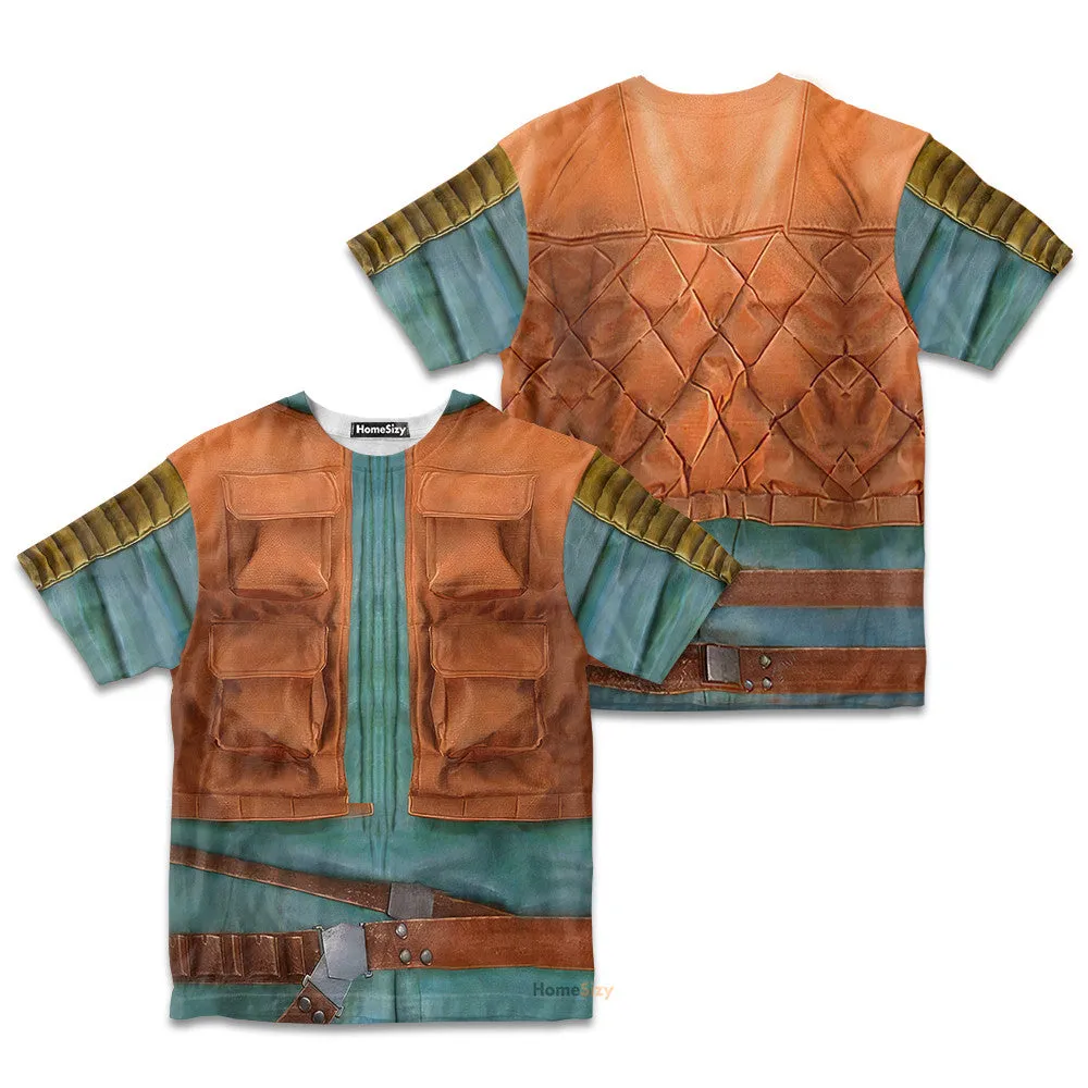 3D Star Wars Greedo Custom Cosplay Costume Kid Tshirt QT210296Hf