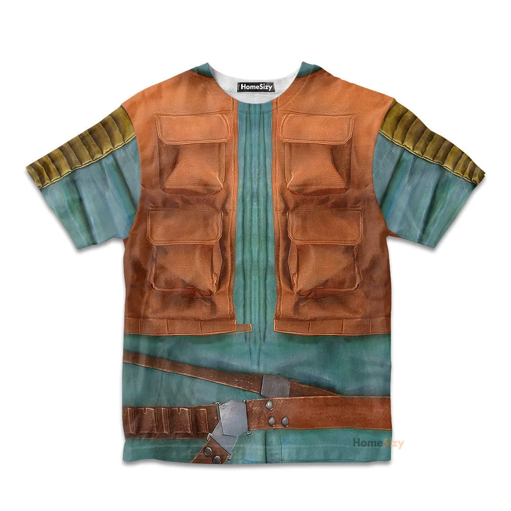 3D Star Wars Greedo Custom Cosplay Costume Kid Tshirt QT210296Hf