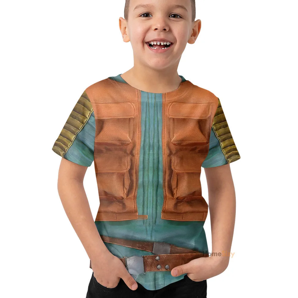 3D Star Wars Greedo Custom Cosplay Costume Kid Tshirt QT210296Hf