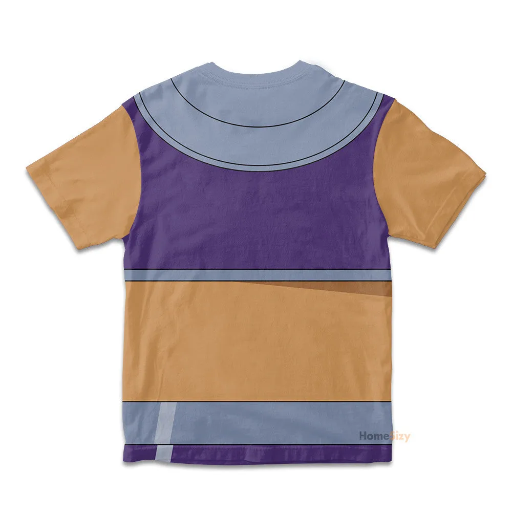 3D Teen Titan Starfire Custom Cosplay Costume Kid Tshirt QT210529Hf