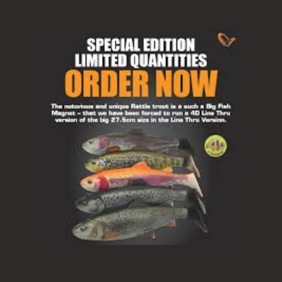 4D Line Thru Rattle Trout - BIG PIKE PROMO