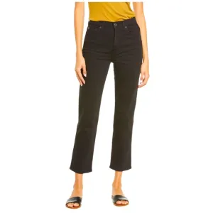 7 All Mankind High Waist Crop Straight Leg Jeans Size 27