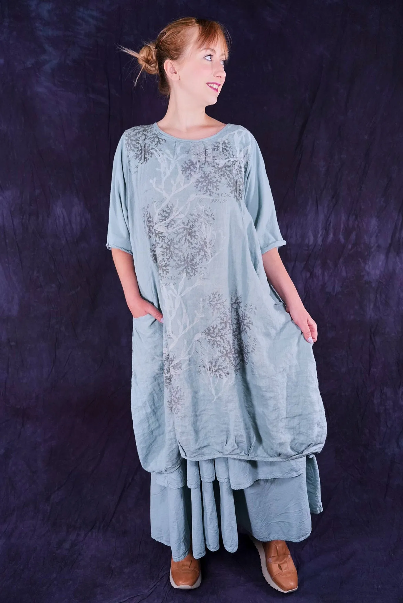 7256 Frenchtown Studio Dress Early Sky-P