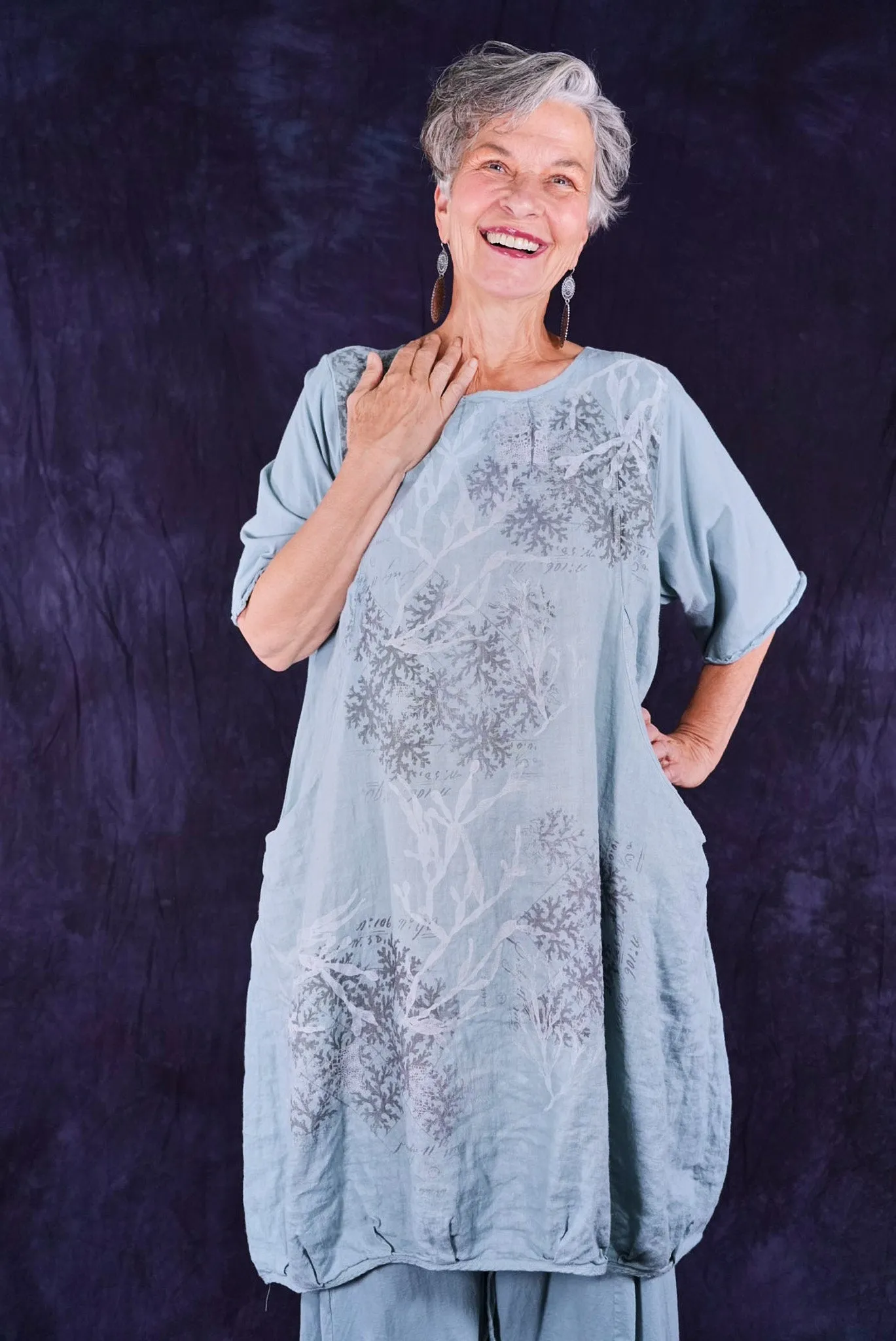 7256 Frenchtown Studio Dress Early Sky-P