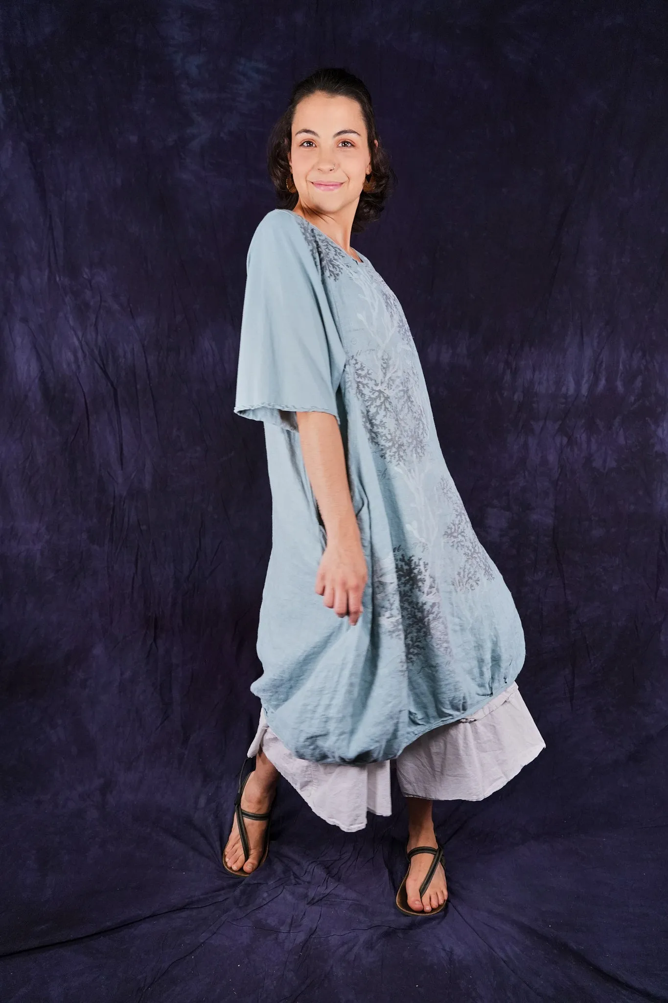 7256 Frenchtown Studio Dress Early Sky-P
