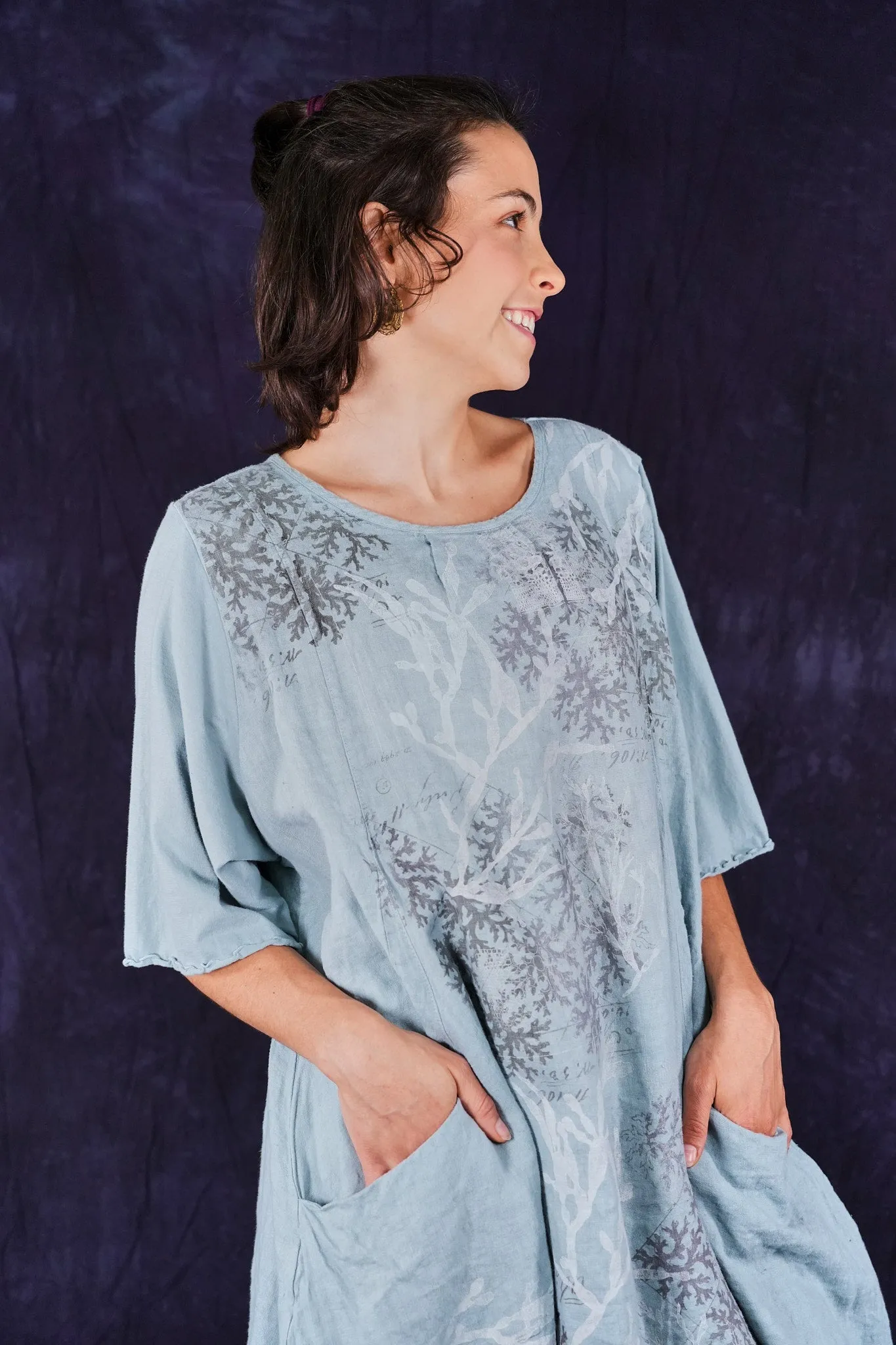 7256 Frenchtown Studio Dress Early Sky-P