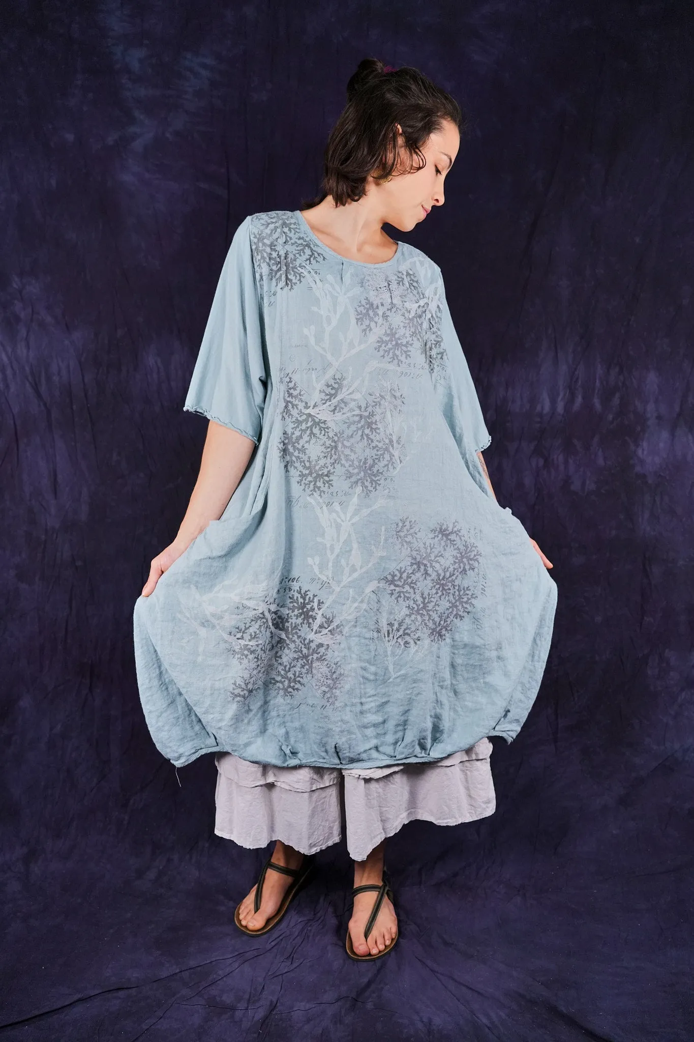 7256 Frenchtown Studio Dress Early Sky-P