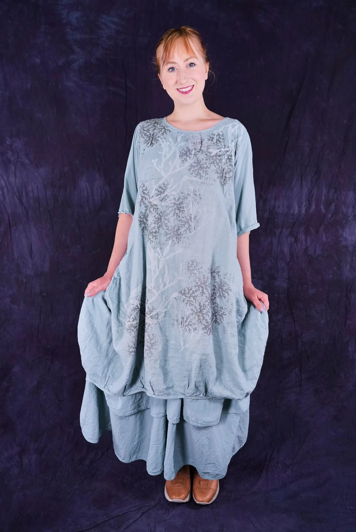 7256 Frenchtown Studio Dress Early Sky-P