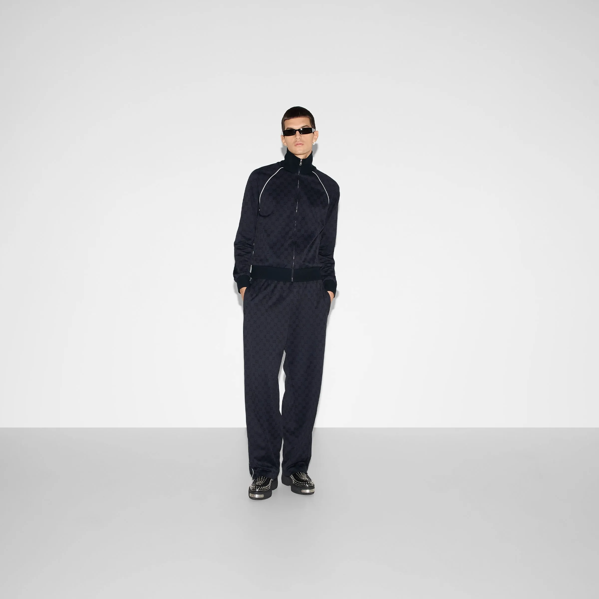 768550 XJG1Y 4140 NAVY GUCCI MEN JACKET