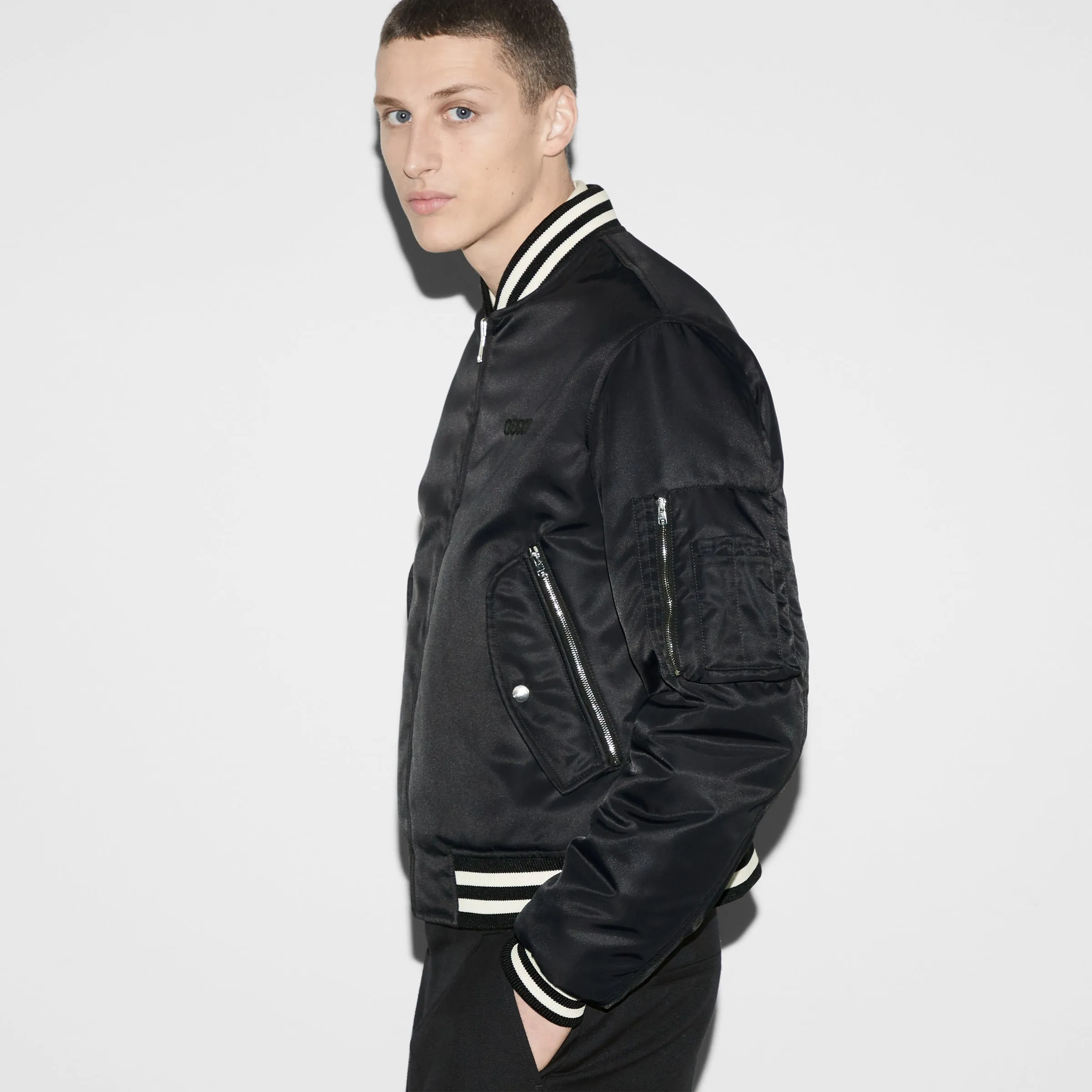 794816 ZAREC 1043 BLACK GUCCI MEN JACKET