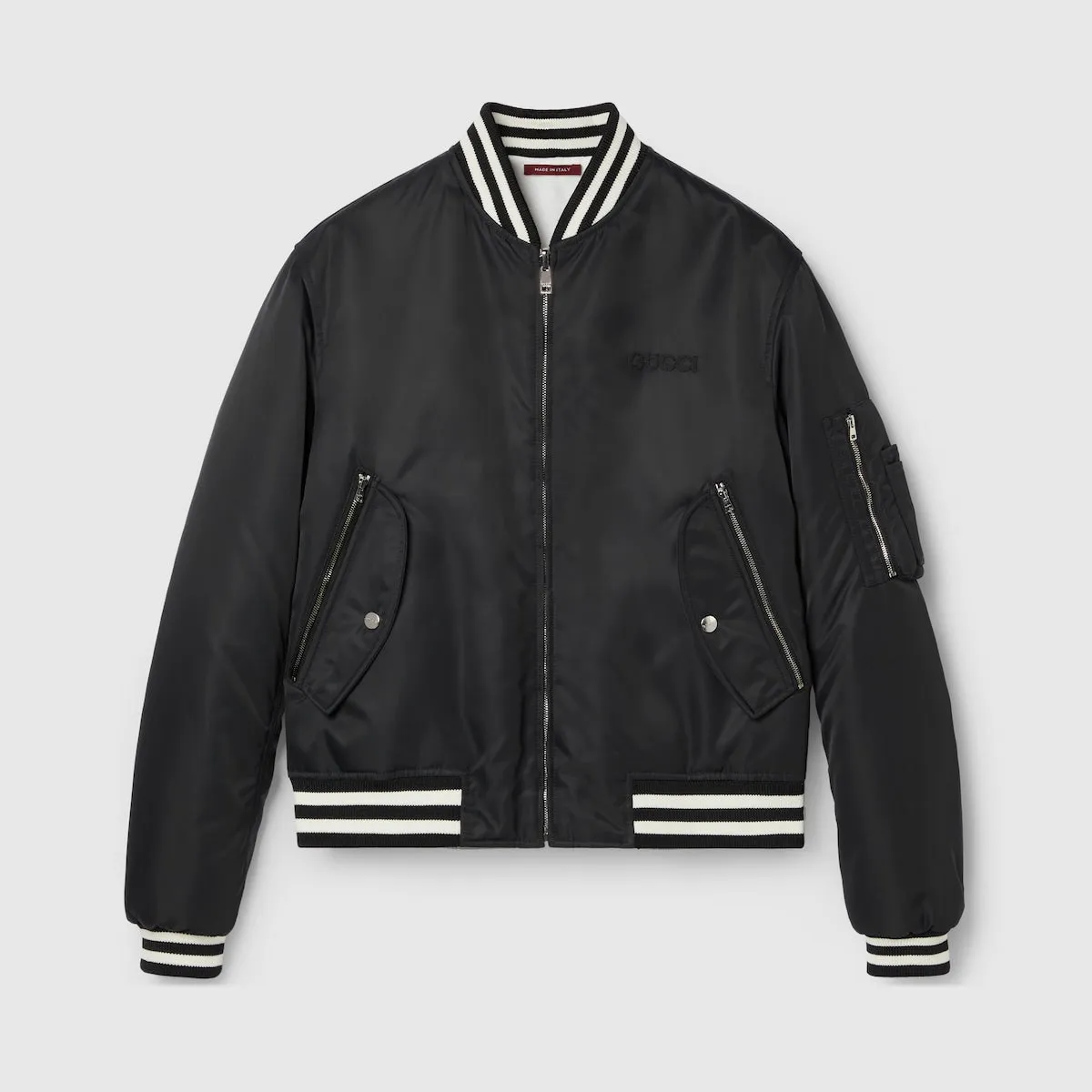 794816 ZAREC 1043 BLACK GUCCI MEN JACKET