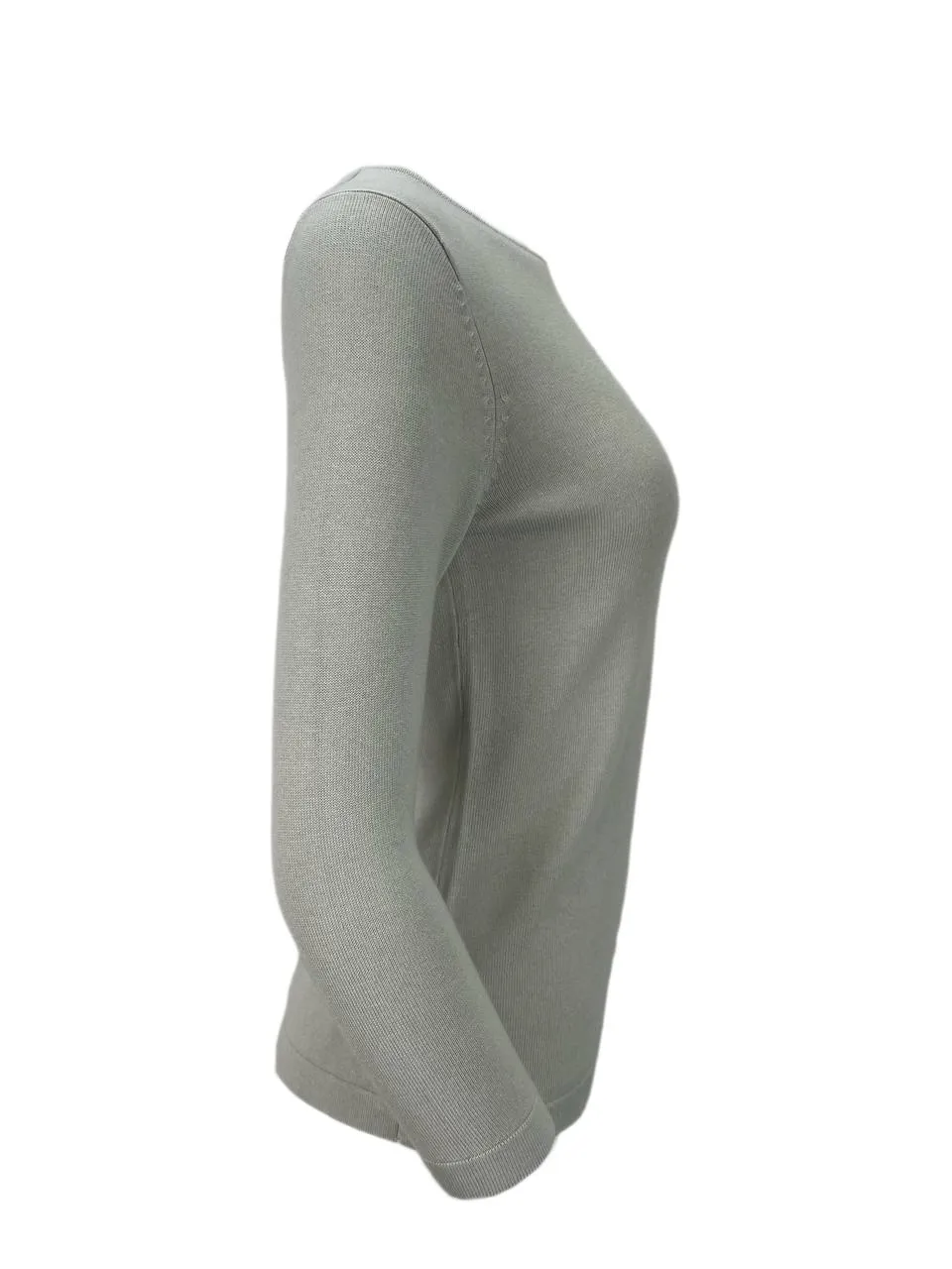 9/15 Women's Beige Zip Back Soft Sweater #119K L NWT