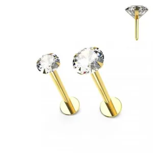 9k Labret Single Piercing