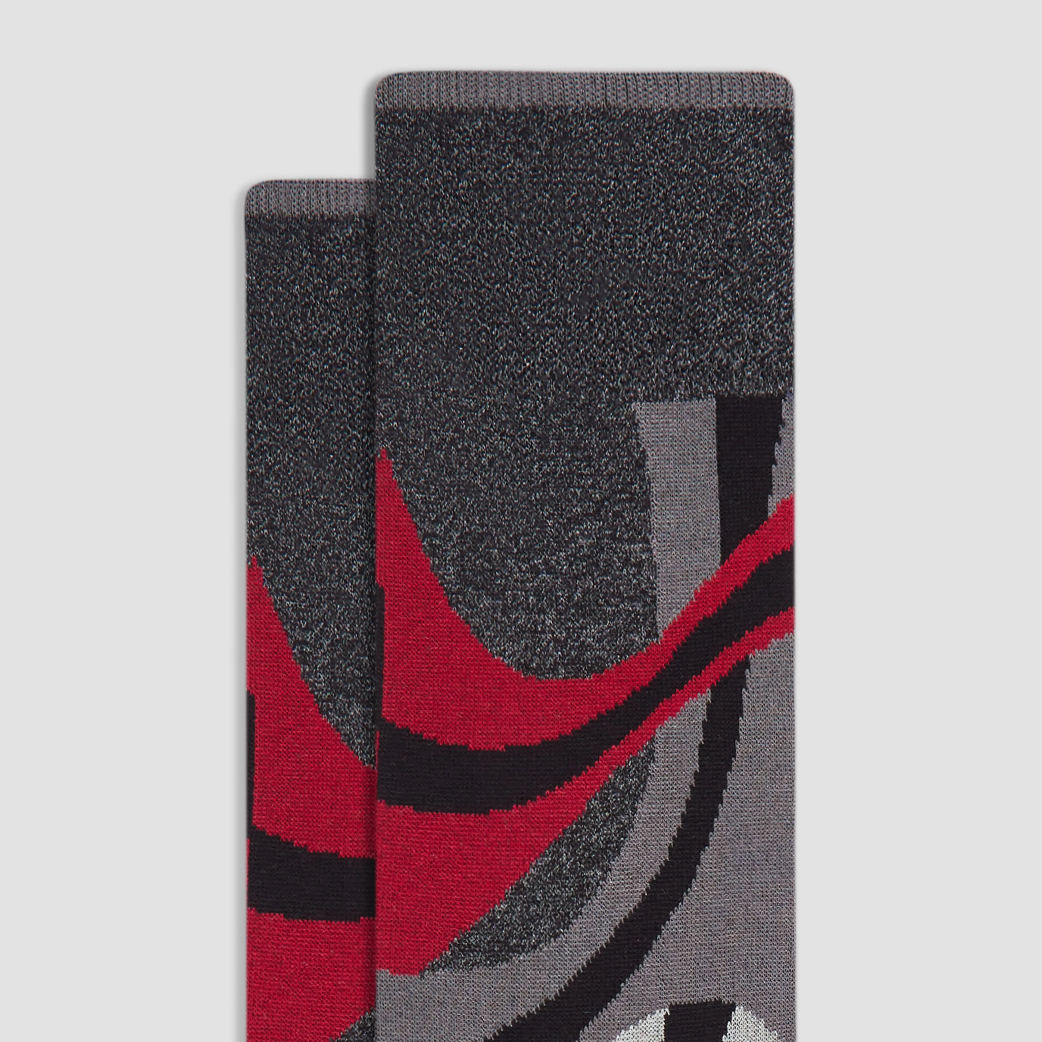 Abstract Mid-Calf Socks