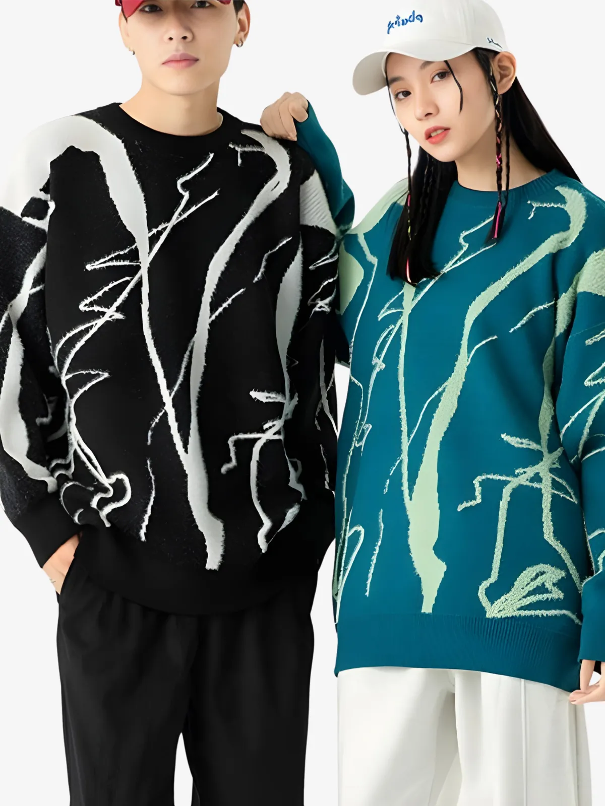 ABSTRACT PATTERN SWEATER