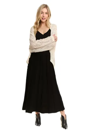 ADORA Solid Waist Tie Skirt