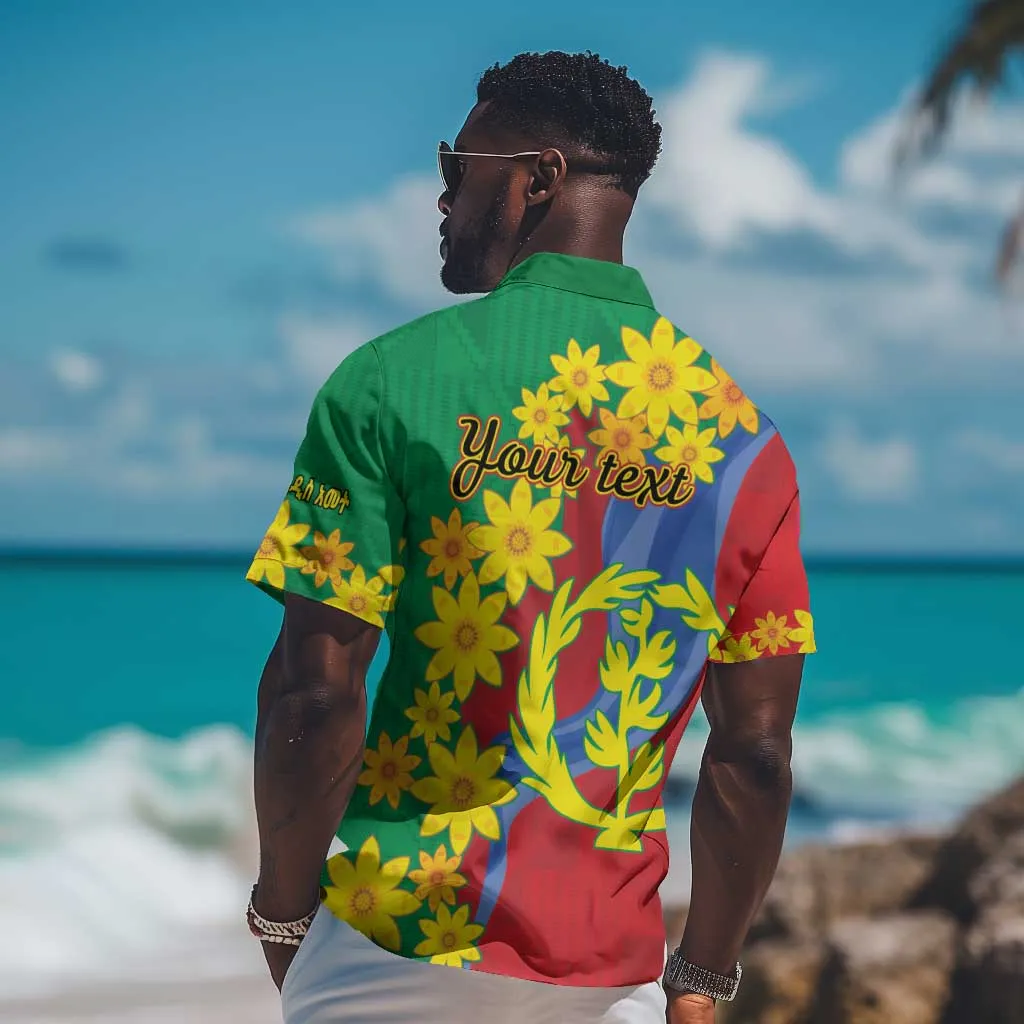 Afro Eritrea New Year Personalized Hawaiian Shirt Enkutatash Adey Abeba Flower Art LT9