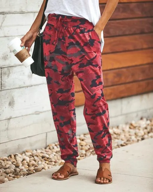Alex - Camouflage harem pants with low crotch