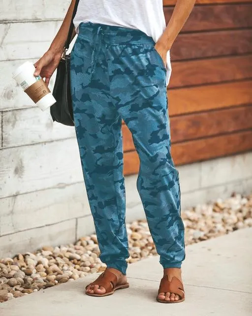 Alex - Camouflage harem pants with low crotch