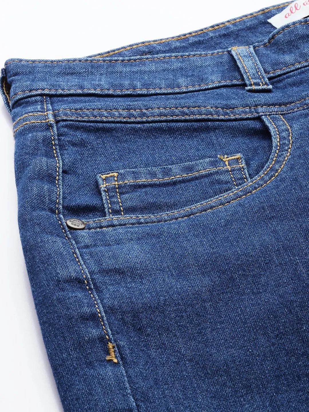 all about you Women Mom Fit Stretchable Jeans