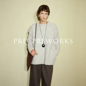 Alpaca Terry Crew Neck Sweater