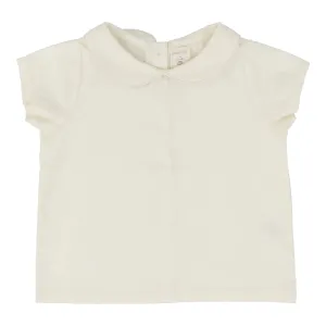 Analogie Peter Pan Collar Shirt - Cream