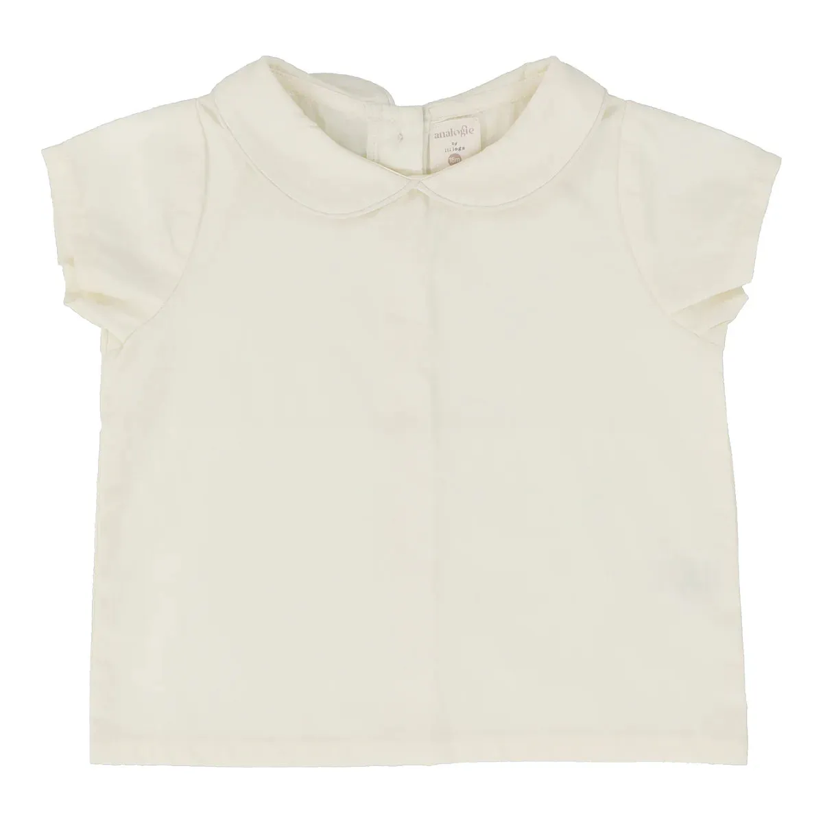 Analogie Peter Pan Collar Shirt - Cream