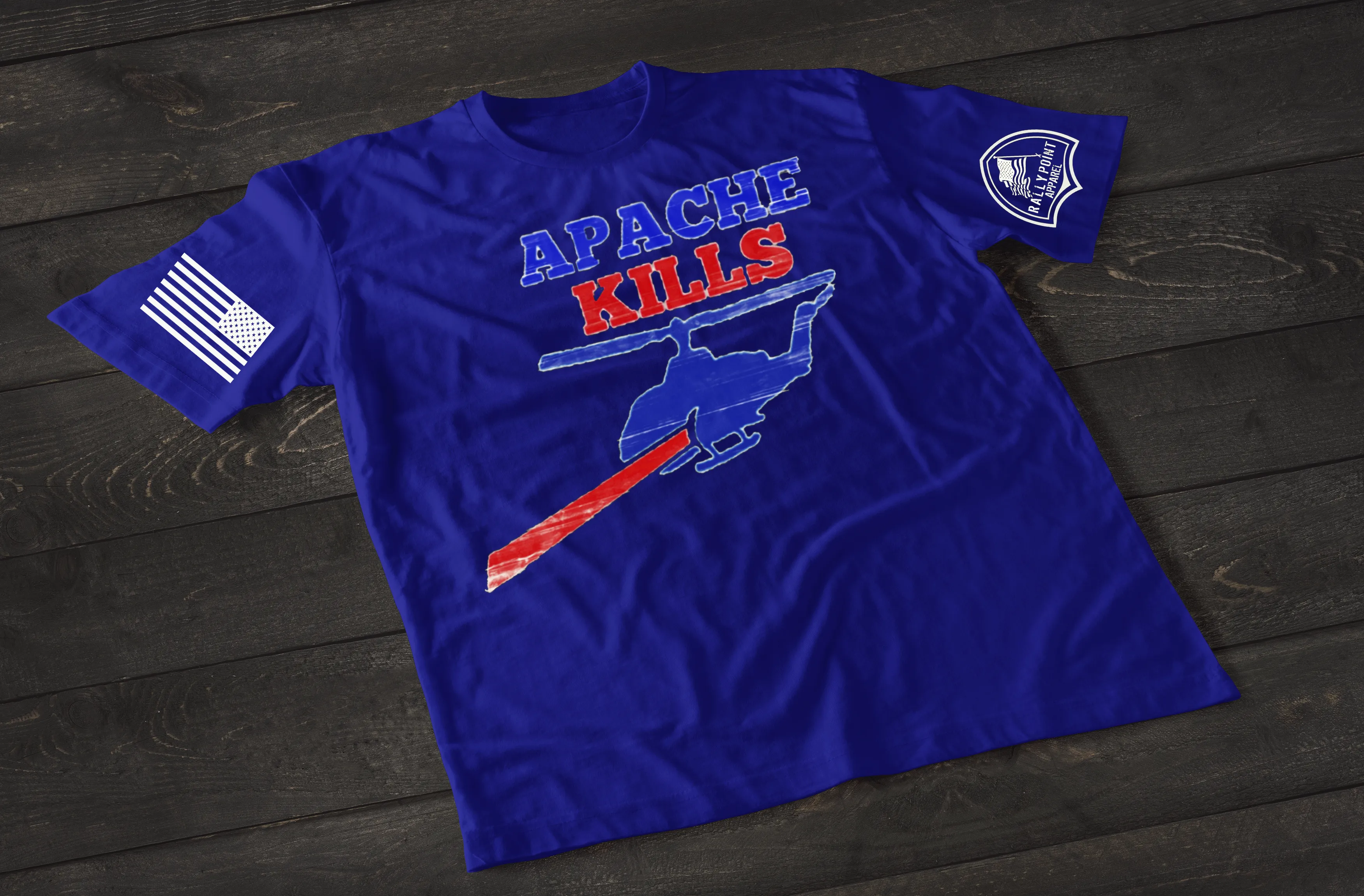 Apache Kills Patriotic Shirt