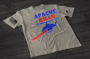 Apache Kills Patriotic Shirt