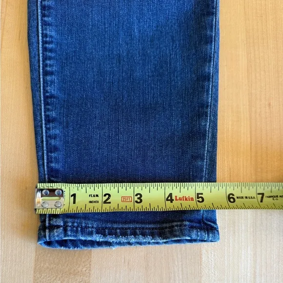 ATHLETA Sculptek👖Skinny Jeans Dark Blue Denim Wash size 14 *EUC*