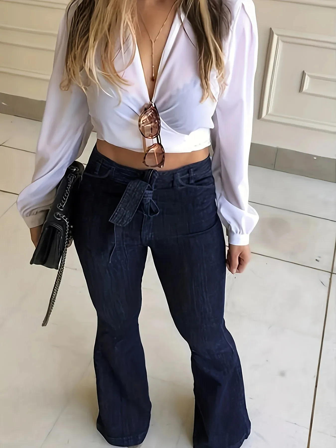 Avenue | Stretch Flared Jeans