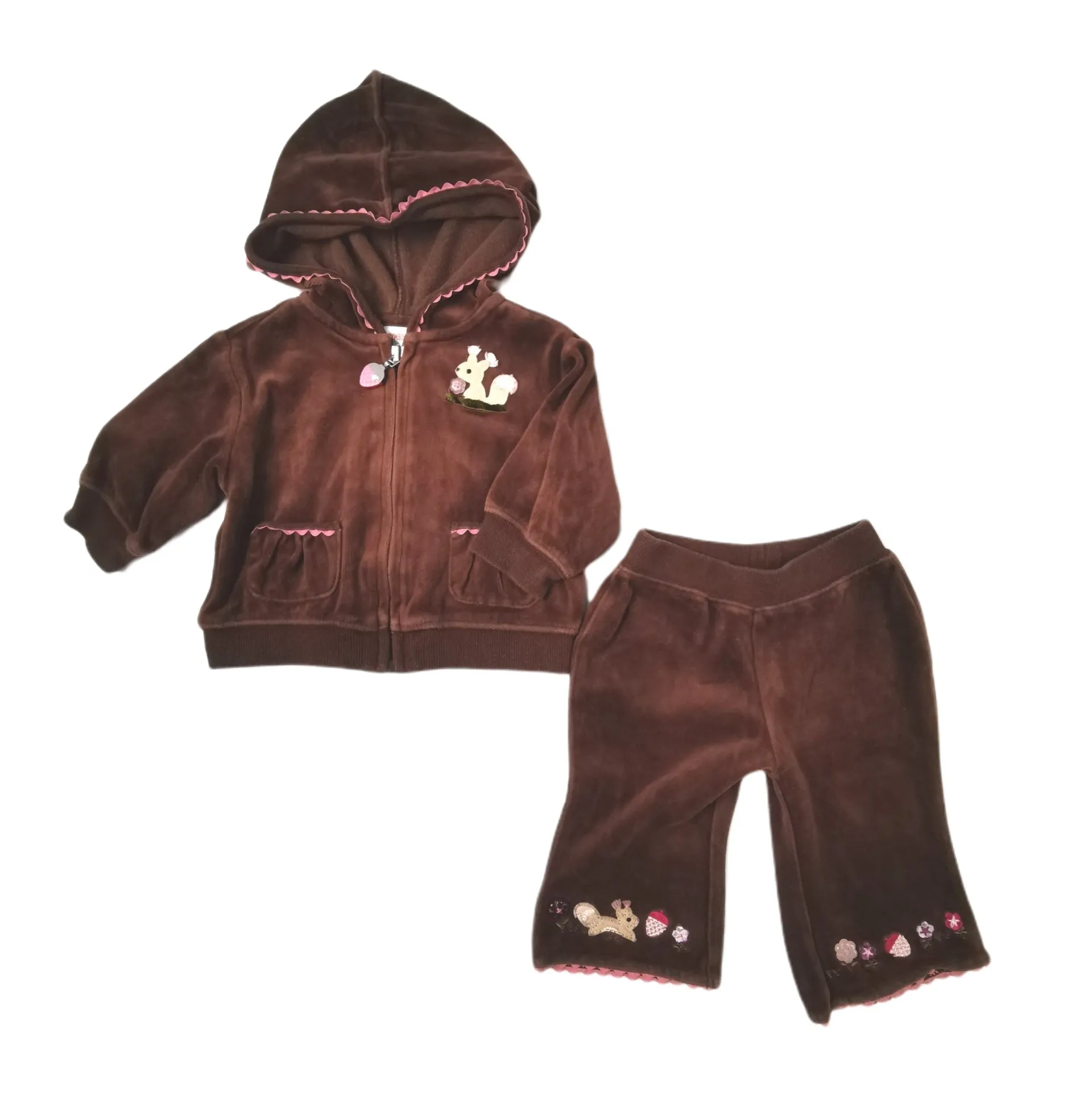 BABY GIRL SIZE 3/6 MONTHS - GYMBOREE, 2 Piece Matching Outfit VGUC B24