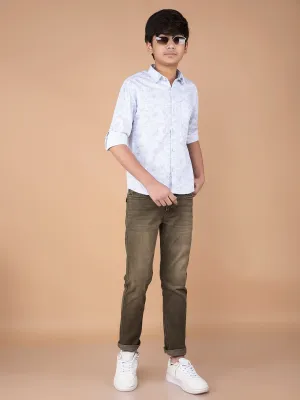 Beige Jeans