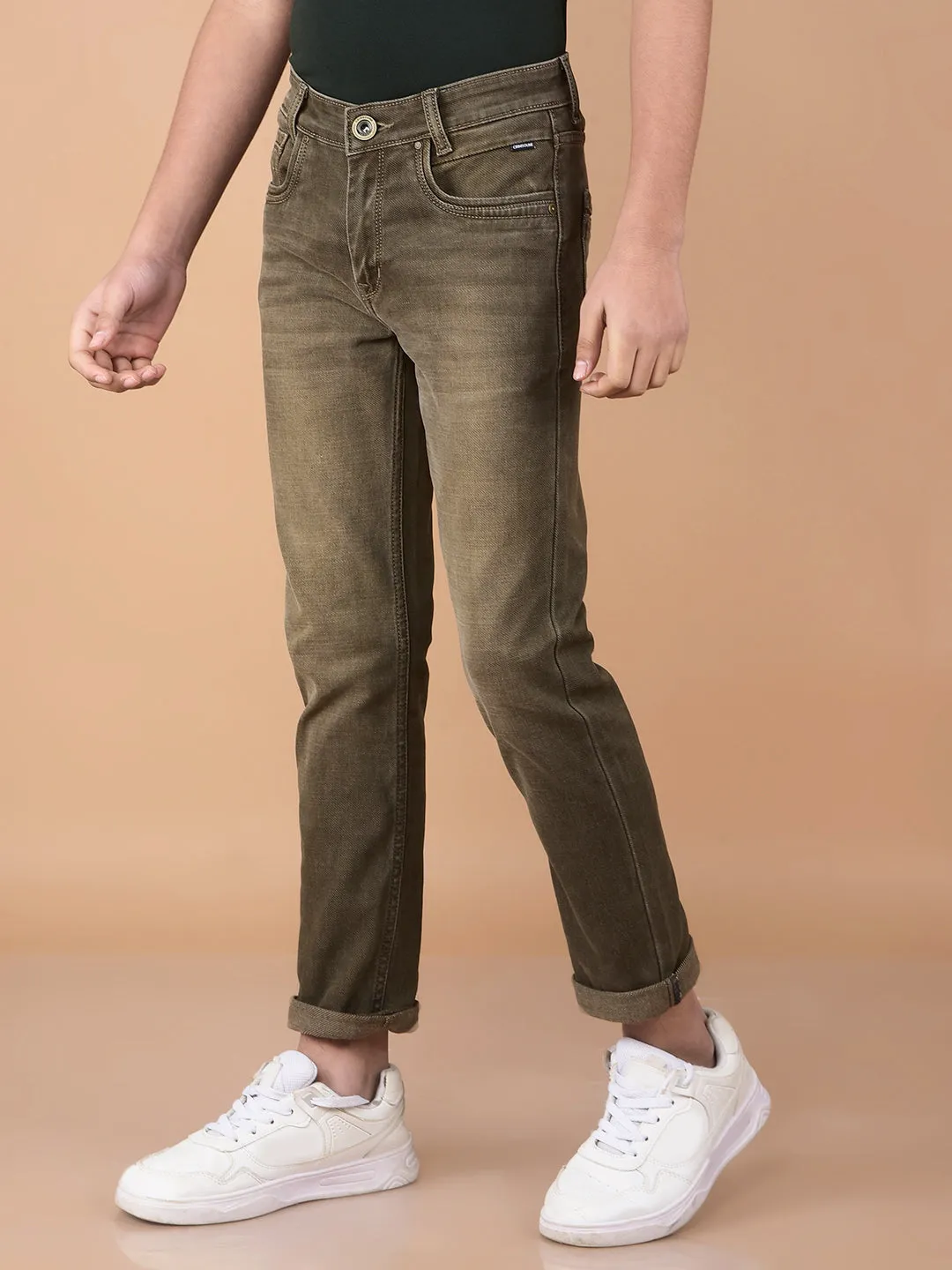 Beige Jeans