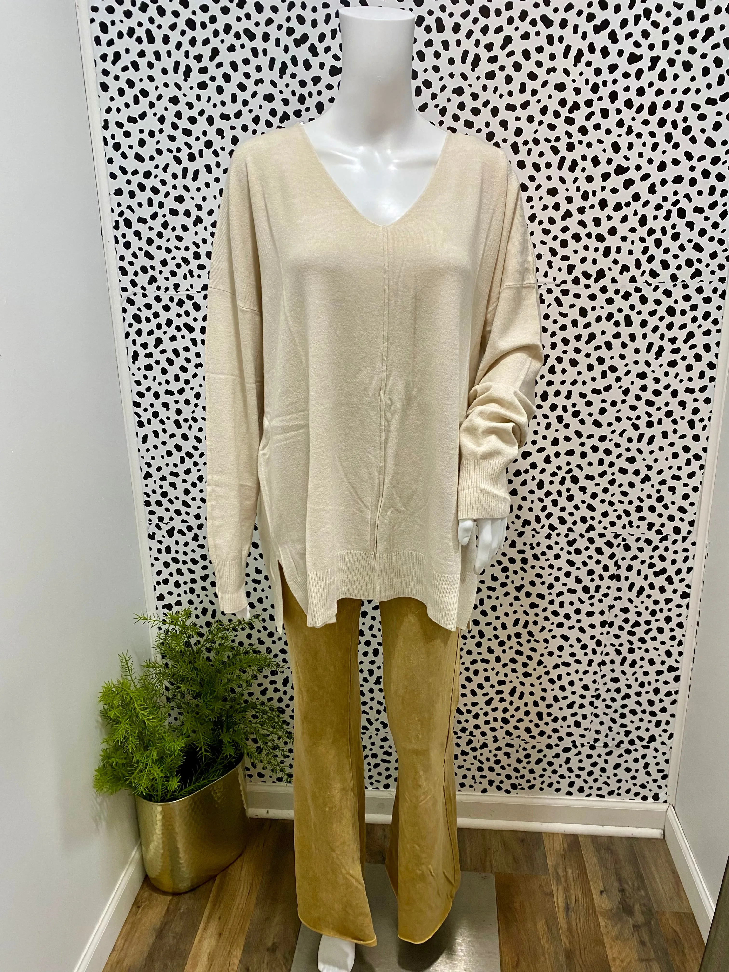 Beige Super Soft Sweater
