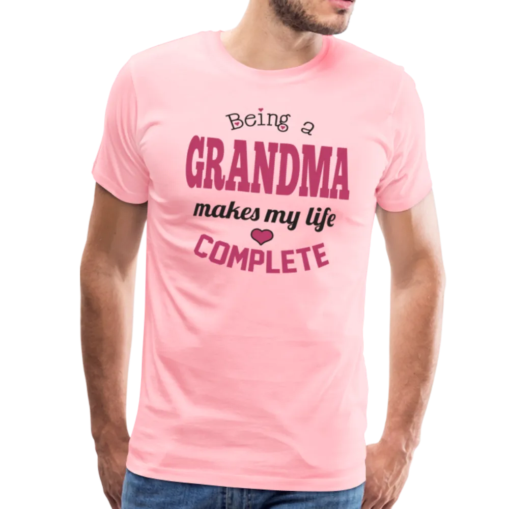 Being a Grandma Makes My Life Complete Men's Premium T-Shirt (CK1532)