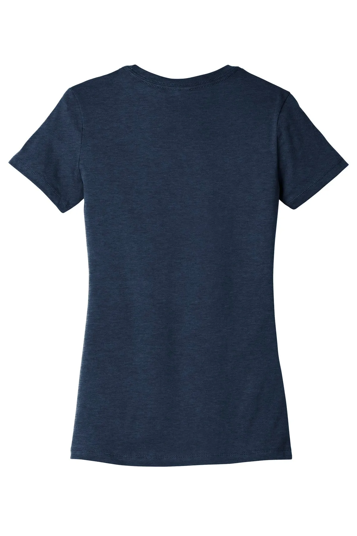 BELLA CANVAS  Women's Slim Fit Tee. BC6004 Heather Navy